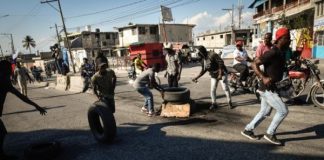 desplazados por la violencia en Haití