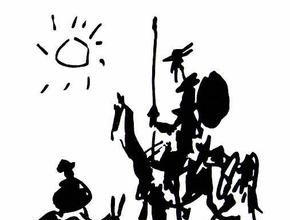 Don_Quixote_(1955)_by_Pablo_Picasso-el español-día del idioma español