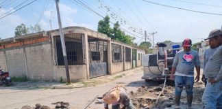 Los Guayos: Sustituyen colector en comunidad Esmeralda 1 sector El Roble