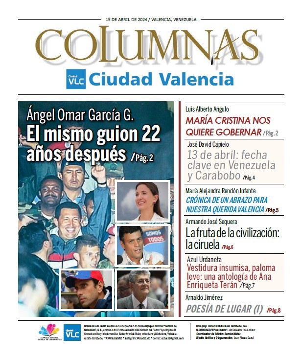 Columnas Ciudad Valencia hoy 15 de abril