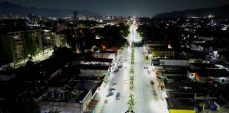 Naguanagua: Rehabilitan alumbrado de la Av. Universidad