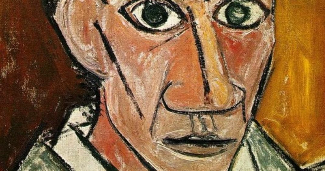 picasso_autoportret Picasso-autorretrato