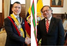 El gabinete bilateral Ecuador y Colombia