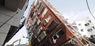 En el terremoto en Taiwán