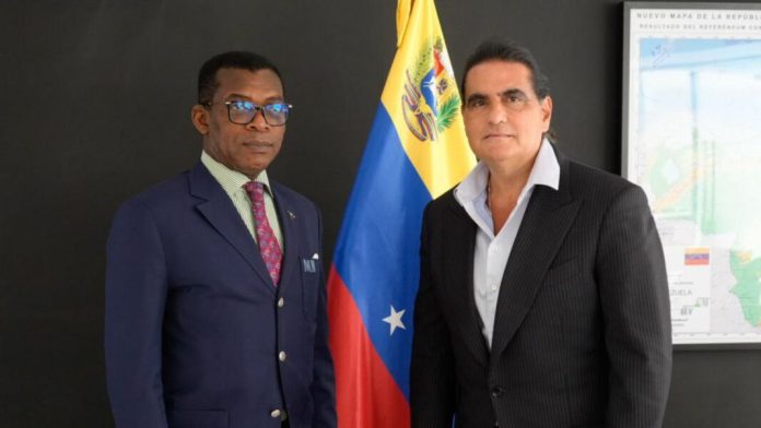 Presidente del CIIP Alex Saab recibió a embajador de Guinea Ecuatorial