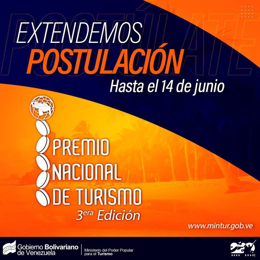 Premio Nacional de Turismo 2024-postulación-extensión Premio Nacional de Turismo 2024-postulación-extensión