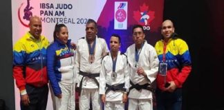 Paratletas venezolanos del judo