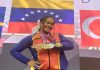Claudia Rengifo gana título mundial en levantamiento de pesas