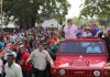 Presidente Maduro es recibido calurosamente en Yaracuy