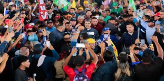 Pueblo de Bolívar recibió con alegría a Nicolás Maduro