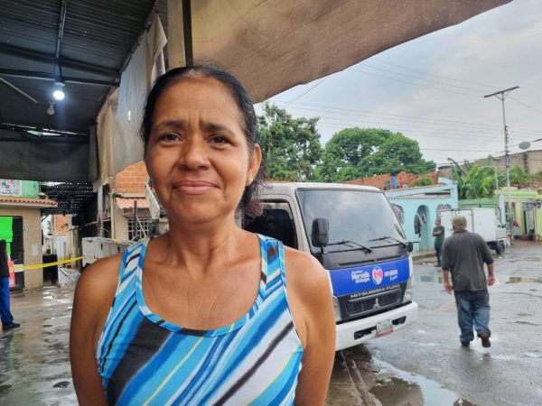 Carolina García, habitante del sector 3