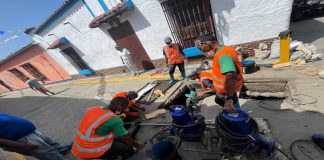 nuevas bombas para el tratamiento de aguas servidas en Choroní