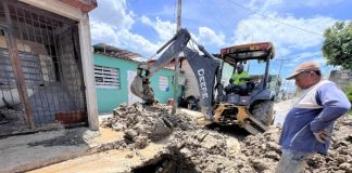 Rehabilitan colectores en sector Tricentenario de Guacara