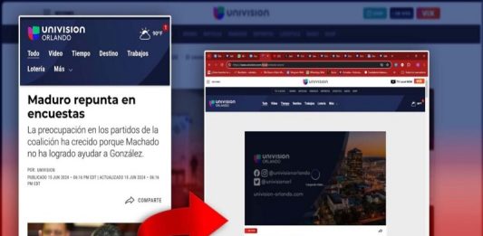 Artículo de Univisión