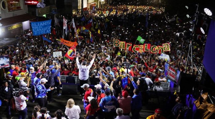 Concentración Barcelona Nicolás Maduro Concentración Barcelona Nicolás Maduro