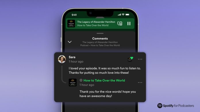 Spotify permitirá la publicación de comentarios Spotify