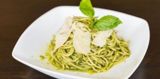 La pasta con pesto