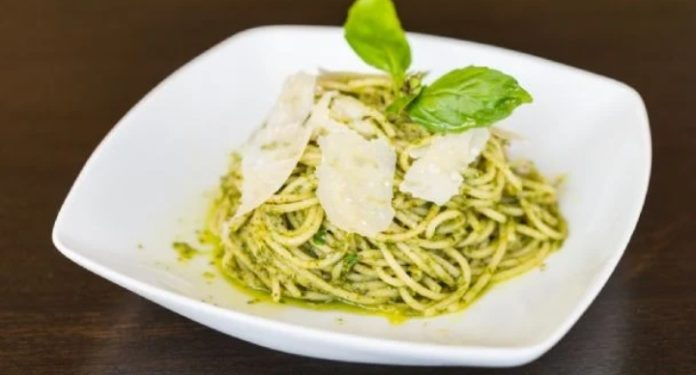 La pasta con pesto