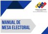 CNE publica Manual de Funcionamiento de Mesas Electorales Manual de Funcionamiento