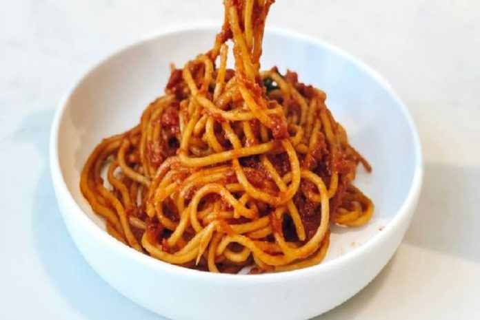 Espagueti a la boloñesa