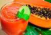 Jugo de lechosa con linaza ayuda a desinflamar el vientre Jugo de lechosa con linaza