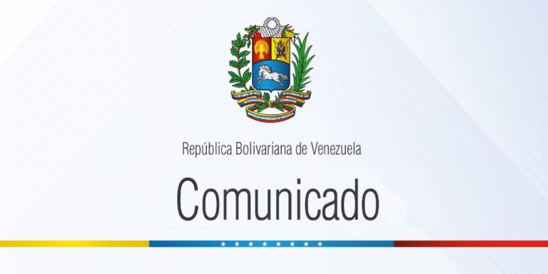 COMUNICADO Venezuela repudia injerencia