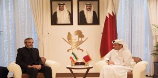 Cancilleres de Irán y Qatar