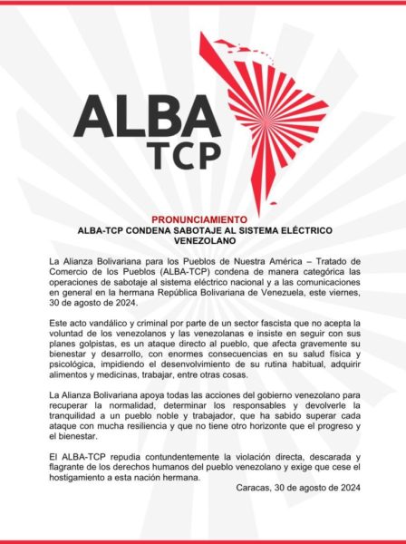alba comunicado