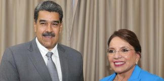Maduro se solidariza con presidenta Xiomara