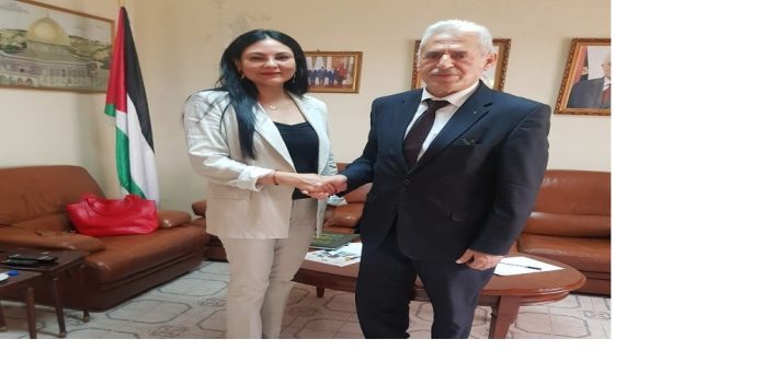 EMBAJADORA Y PALESTINA Embajadores de Venezuela y Palestina