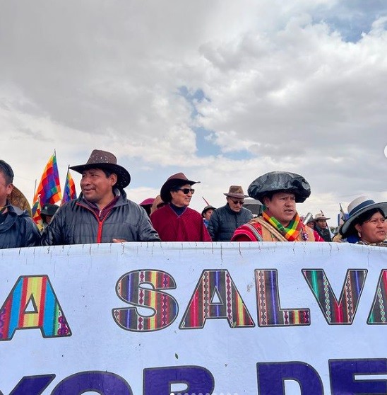 Evo Morales - Marcha para Salvar Bolivia