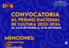 Abierta convocatoria al Premio Nacional de Cultura 2023-2024 Premio Nacional de Cultura-convocatoria