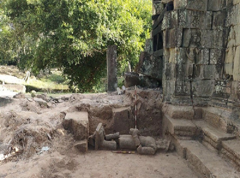 camboya Escultura de un guardián