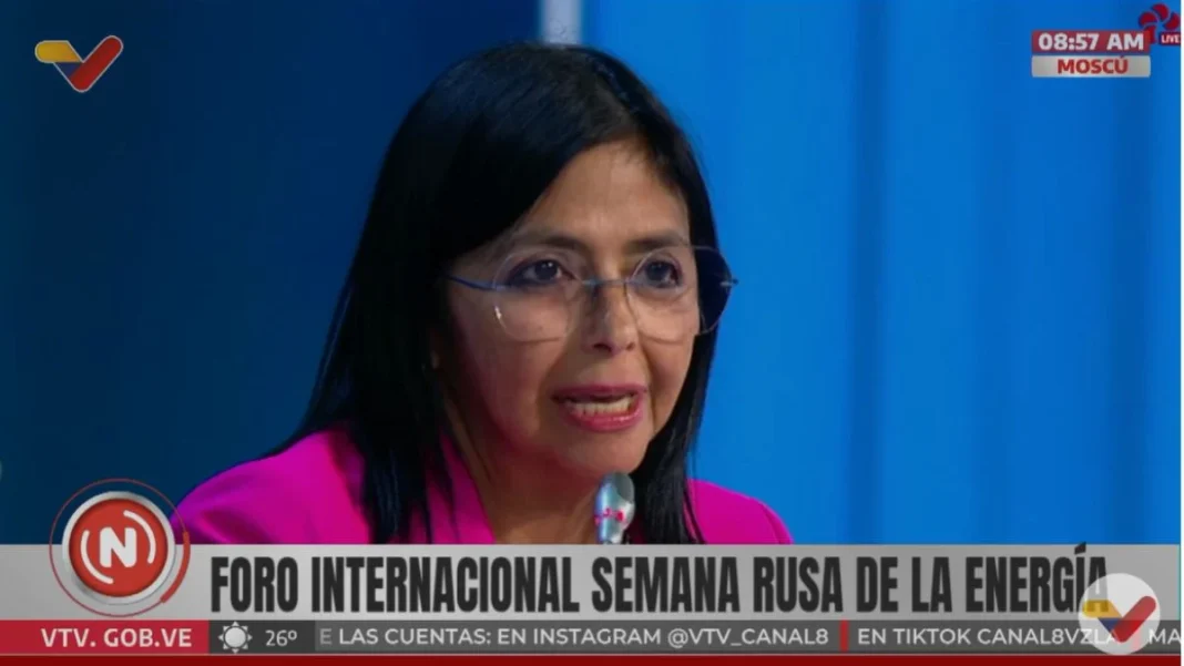 delcy-rodriguez-desde-rusia-semana rusa de la energía 2