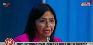 delcy-rodriguez-desde-rusia-semana rusa de la energía 2