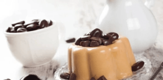 Gelatina cremosa con café