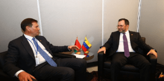 Canciller Gil fortalece relaciones con sus homólogos de Belarús, Granada y Barbados