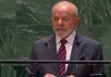 Lula da Silva en la ONU criticó la falta de autoridad y eficacia de las instituciones actuales Lula da Silva en la ONU