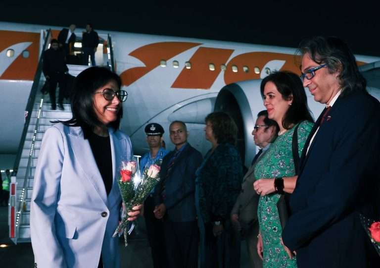 Vicepresidenta-Rodriguez-India Venezuela y la India