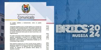 Venezuela expresa su profundo rechazo
