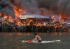 Incendio en Filipinas