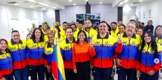 Juegos Bolivarianos Bicentenario de Ayacucho 2024 abanderamiento