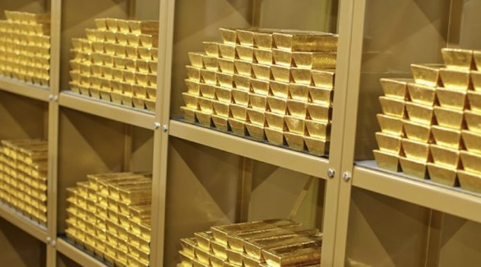 reservas internacionales de oro de Rusia