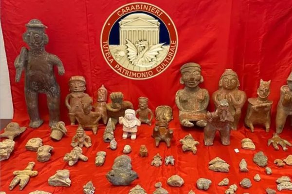 Piezas arqueológicas mexicana