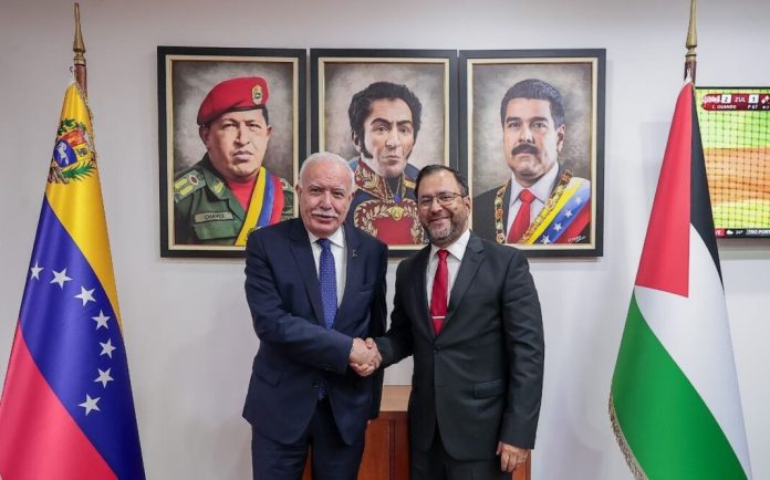 Venezuela y Palestina afianzan lazos de amistad