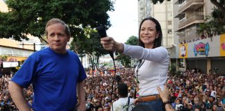 Juan Pablo Guanipa y Maria Corina Machado