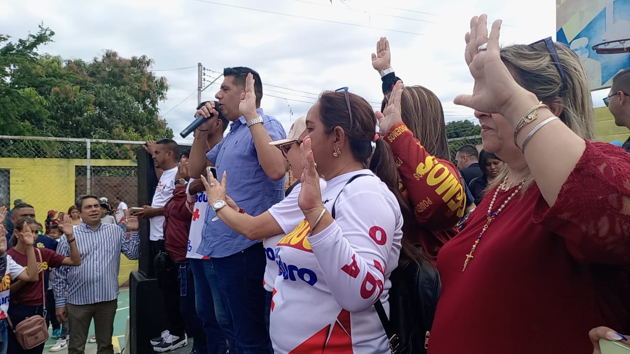 Diputado Jesús Santander plenaria municipal de Podemos Valencia Carabobo