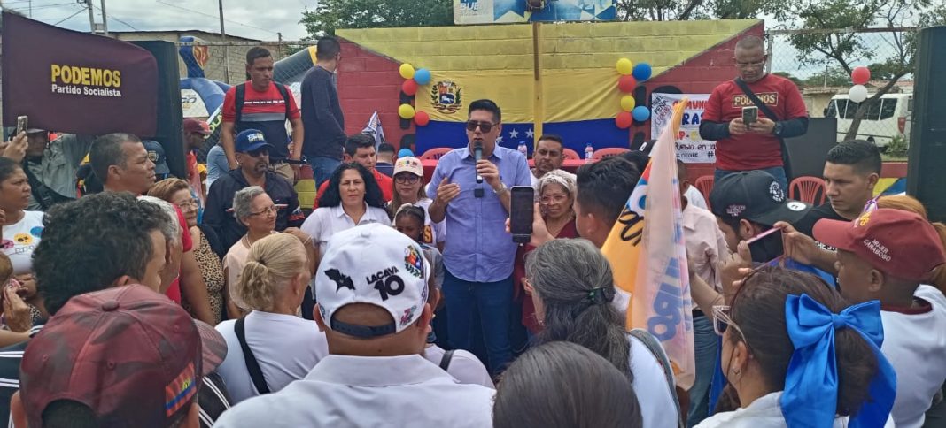 Diputado Jesús Santander plenaria municipal de Podemos Valencia Carabobo