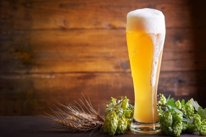 Una cerveza