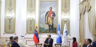 Maduro se reunió con líderes